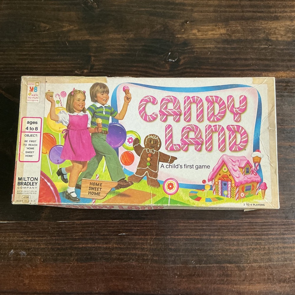 Vintage 1978‎ Candy Land Board Game COMPLETE Milton Bradley Classic